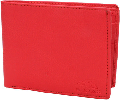 

BURAK Men Red Artificial Leather Wallet(6 Card Slots), Red-06