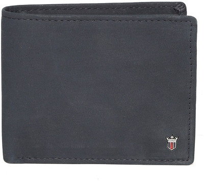 

LP Louis Philippe Men Casual Blue Genuine Leather Wallet(6 Card Slots)