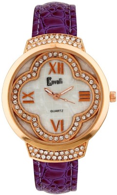 Cavalli Exclusive Series Quartz Movement Stylish White Dial Wrist Watch for Girls Analog Watch  - For Women