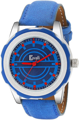 Cavalli Exclusive Series Quartz Movement Stylish Blue Dial Wrist Watch for Boys Analog Watch  - For Men