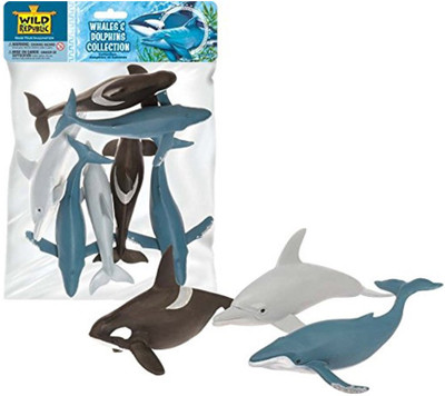 

Wild Republic Polybag Whales and Dolphins(Multicolor)