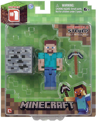 

Minecraft Overworld Series 1: Steve Action Figure(Multicolor)