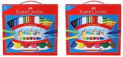 

Faber-Castell Art Colour Kit With Free Paint Brush-pack of 2
