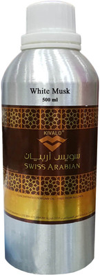 

Kivalo White Musk Fragrance Swiss Arabian Imported Pure Concentrated Attar - 500 ml Floral Attar(Floral)