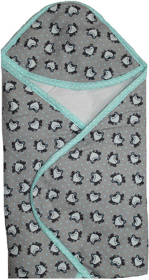 

Krivi kids Baby wrapper Baby wrapper Printed(Flannel, Grey)
