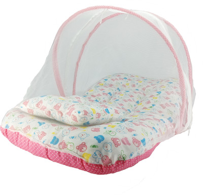 

Aayat Kids Luxury Bed Insects Protector Skin Friendly X28 Soft Baby Bed Breathable Crib(Fabric, Multicolor)