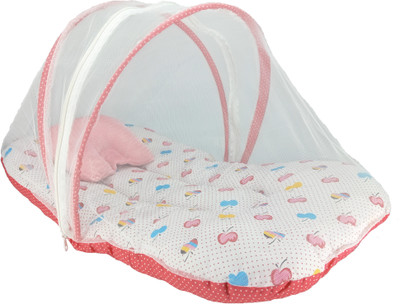 

Aayat Kids Luxury Bed Insects Protector Skin Friendly X15 Soft Baby Bed Breathable Crib(Fabric, Multicolor)