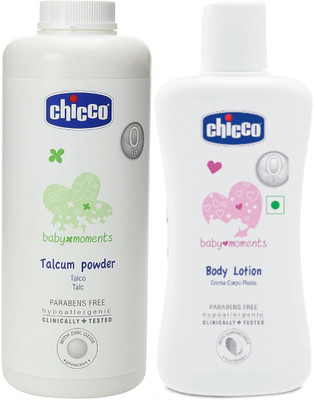 

Chicco Baby Powder 500gms and Baby Lotion 200ml(White)