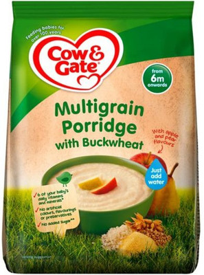

Cow & Gate Cow And Gate Multigrain Porridge With Buckwheat 210g Cereal(210 g, 1)