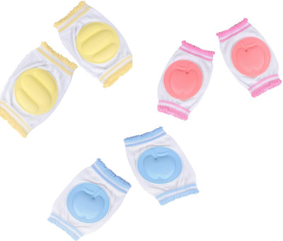 

Baybee Anti-Slip Soft Baby Safety Knee Pad for Kids | Elbow Pads for Crawling Unisex Baby Toddlers, Knee Pads 3 Pairs Multicolor Baby Knee Pads(Attractive)