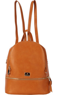 

Van Heusen Women PU Brown Backpack 21 L Backpack(Brown)