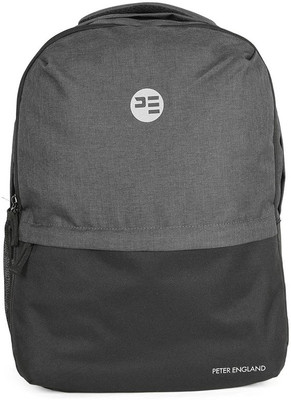 

Peter England Men Polyester Grey Backpack 21 L Backpack(Grey)
