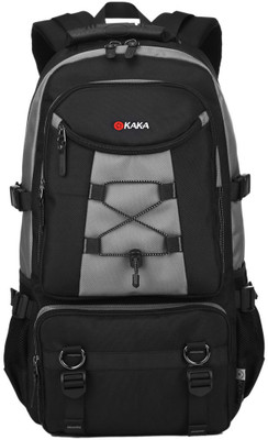

Kaka Large Capacity Travel Hiking Backpack Bag Compatible for 15.6 Laptop Backpack(Grey)
