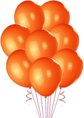 Masti Zone Solid Pack of 50 Balloons ( Orange ) Balloon(Orange, Pack of 50)