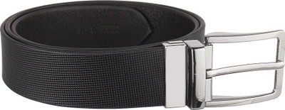 

Spairow Men Casual Black Genuine Leather Belt