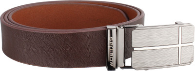 

Spairow Men Casual Brown Genuine Leather Belt
