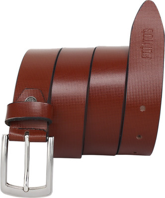 

Pontos Men Formal Brown Genuine Leather Belt