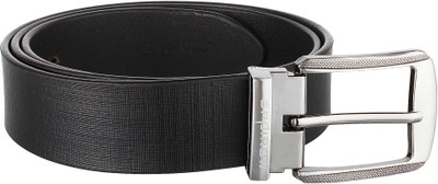 

Spairow Men Casual Black Genuine Leather Belt