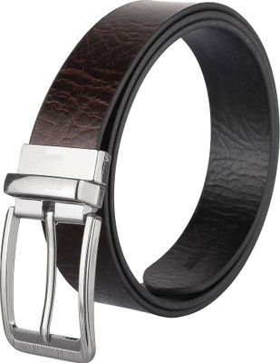 

Spairow Men Casual Black Genuine Leather Belt, Brown