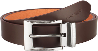 

Spairow Men Casual Brown Genuine Leather Belt