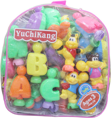 

Toys Factory building blocks Toys set includes 54 pcs big building blocks(Multicolor)