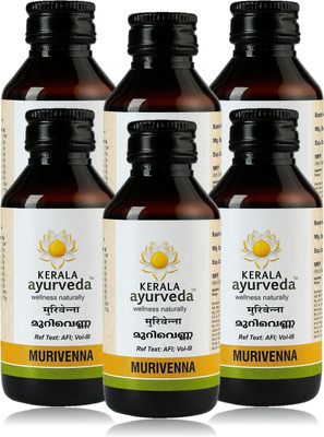 

Kerala Ayurveda Murivenna Thailam Combo Pack of 6 Liquid(600 ml)