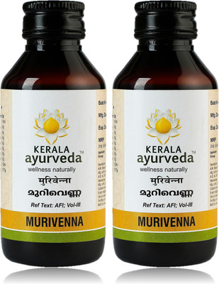 

Kerala Ayurveda Murivenna Thailam Combo Pack of 2 Liquid(200 ml)