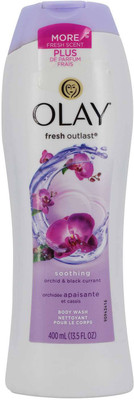 

Olay Fresh Outlast Soothing Body Wash- Orchid & Black Currant(400 ml)