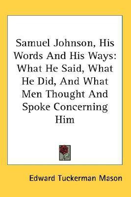 Samuel Johnson, His Words And His Ways(English, Paperback, unknown)