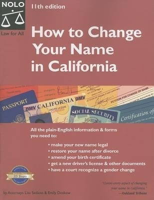How to Change Your Name in California(English, Paperback, Sedano Lisa)