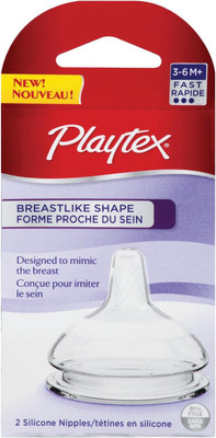 

Playtex Mix & Match Conbinez Nipples 3-6M+ (Fast) Fast Flow Nipple(Pack of 1 Nipple)