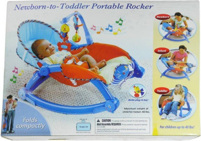 

NIYAMAT 3 in 1 Multicolor Portable toddler Rocker (Multicolor) Non-electric Bouncer(Multicolor)