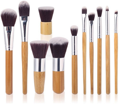 

Yoana Professional Series Bamboo Makeup Brush Set(Pack of 11)