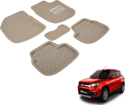 MOCKHE EVA, Plastic 3D Mat For  Maruti Suzuki Vitara Brezza(Beige)