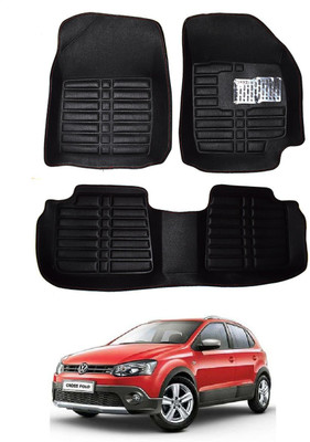 AYW Plastic 5D Mat For  Volkswagen Polo(Black)