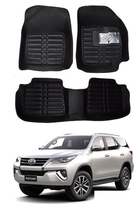 AYW Plastic 5D Mat For  Toyota Fortuner(Black)