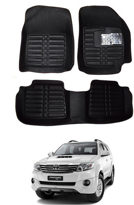 AYW Plastic 5D Mat For  Toyota Fortuner Old(Black)