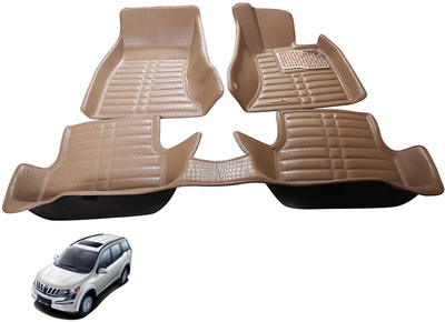 AYW Plastic 5D Mat For  Mahindra XUV(Beige)