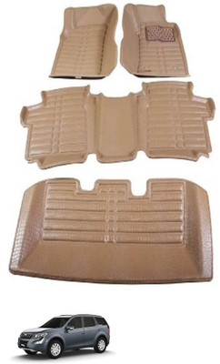 AYW Plastic 5D Mat For  Mahindra XUV 500(Beige)