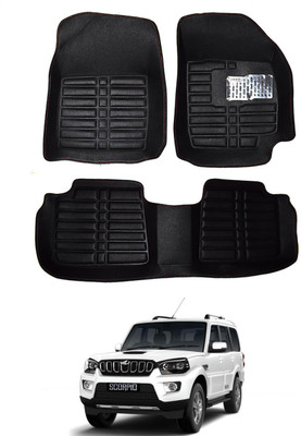 AYW Plastic 5D Mat For  Mahindra New Scorpio(Black)