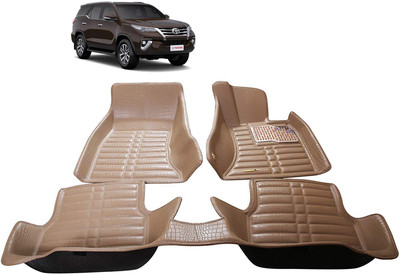 AYW Plastic 5D Mat For  Toyota Fortuner(Beige)