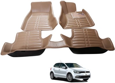 AYW Plastic 5D Mat For  Volkswagen Polo Cross(Beige)