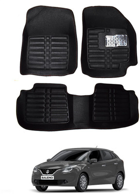 AYW Plastic 5D Mat For  Maruti Suzuki Baleno(Black)