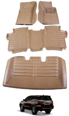 AYW Plastic 5D Mat For  Toyota New Fortuner(Beige)