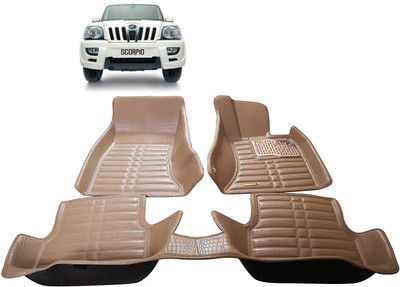 AYW Plastic 5D Mat For  Mahindra Scorpio(Beige)