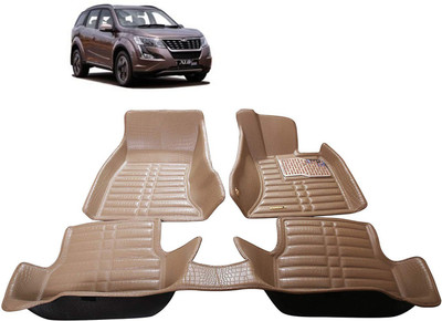 AYW Plastic 5D Mat For  Mahindra XUV 500(Beige)