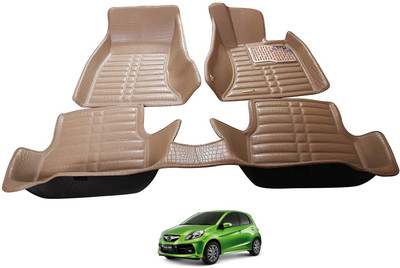 AYW Plastic 5D Mat For  Honda Brio(Beige)