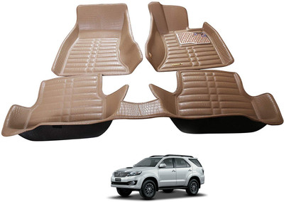 AYW Plastic 5D Mat For  Toyota New Fortuner(Beige)