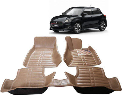AYW Plastic 5D Mat For  Maruti Suzuki New Swift(Beige)