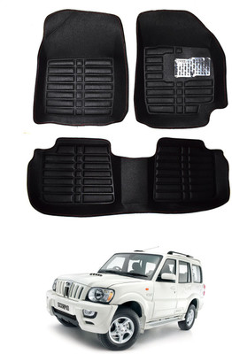AYW Plastic 5D Mat For  Mahindra Scorpio(Black)